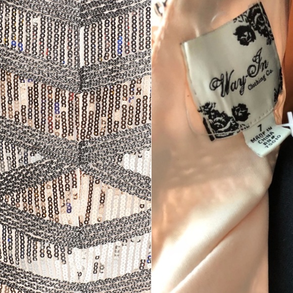 Nordstrom’s Sequin Halter BodyCon MIni Party Dress - Picture 7 of 8